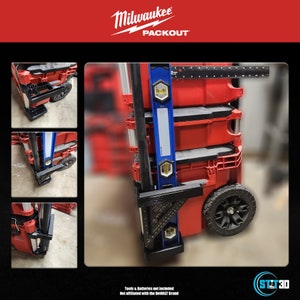 5 in 1 Milwaukee Packout Dual Level Framing & Speed Square Straight Edge  Holder