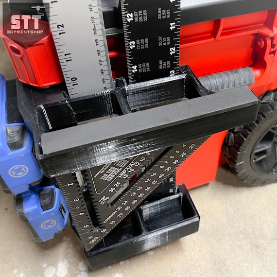 Milwaukee Packout Level Measuring Tool Holder - TOUGHBUILT (Left Side)