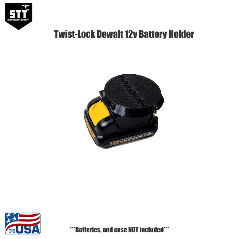 Milwaukee PACKOUT Twist Lock Battery Holder Dewalt 12v / 20v / Etsy