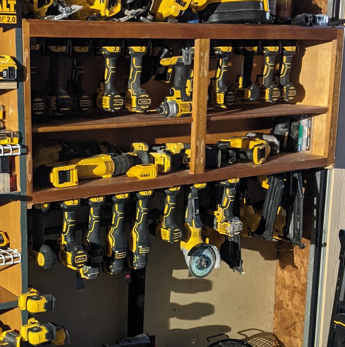 Dewalt cordless tool storage ideas sale