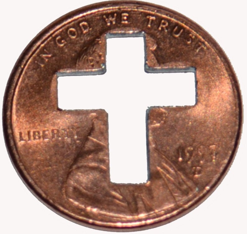 500 Cross Penny's for Christian Ministries Punch out's 1958 to 2022 image 1