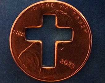 100 NEW 2023 Cross Pennies, Penny's for Christian Ministries