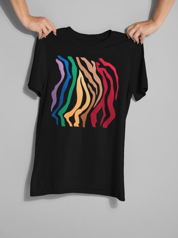 rainbow tiger shirt