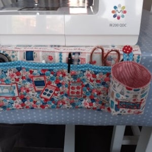 Sew organized! Free sewing machine mat and mini pin cushion tutorial -  Kustom Kwilts