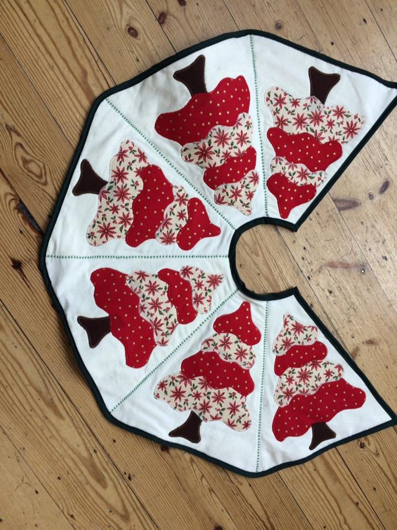 Wobbly Christmas Tree Skirt PDF PAttern Etsy