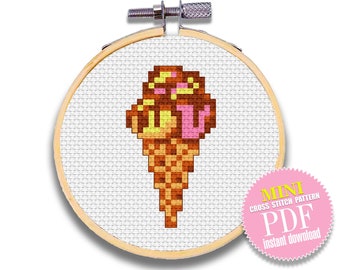 Fast Pattern Bestseller Easy Cross Stitch Mini Embroidery Cats Cross Stitch Pattern for Beginners Download PDF Embroidery Beginners