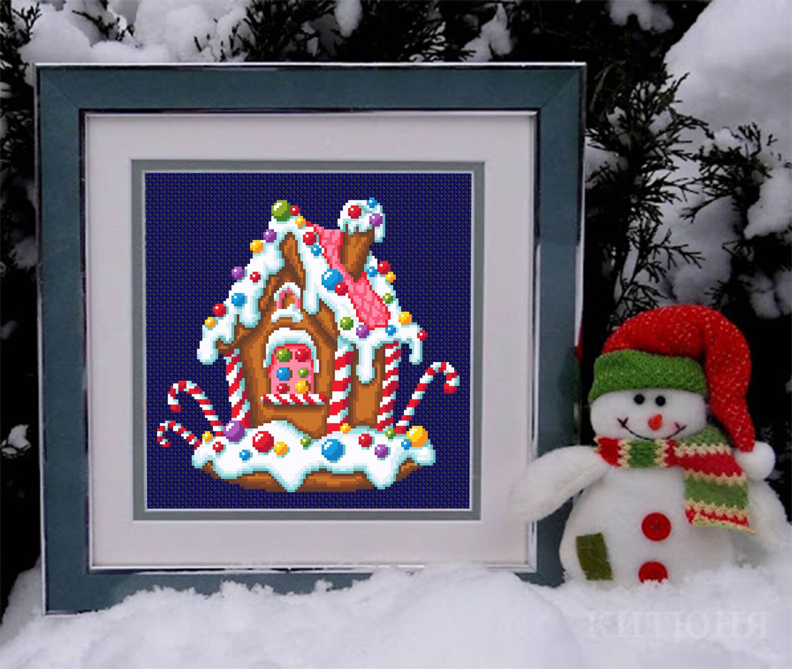 Gingerbread House Cross Stitch Pattern Download PDF Christmas Etsy gingerbread-house-cross-stitch-pattern-download-pdf-christmas-etsy
