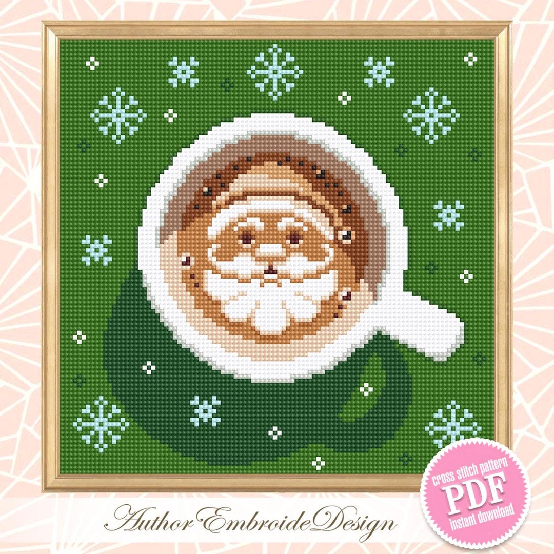 Christmas Coffee Cross Stitch Pattern PDF Download Christmas Cross ...