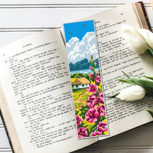 Nature Bookmark Cross Stitch Pattern Download PDF Modern Handmade ...