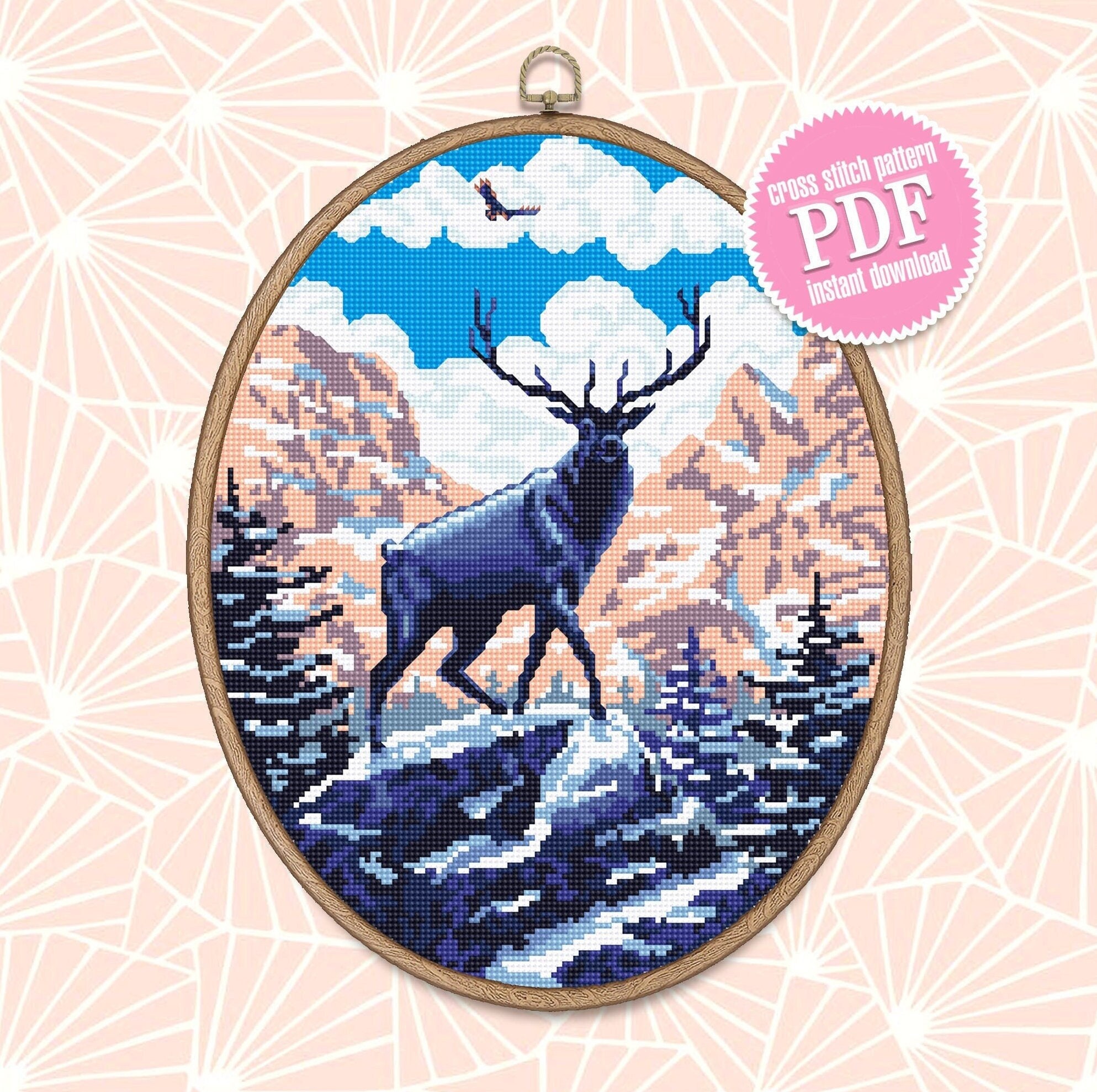 Handmade Christmas Card - Giz the Reindeer Handmade Christmas Card - Giz the Reindeer