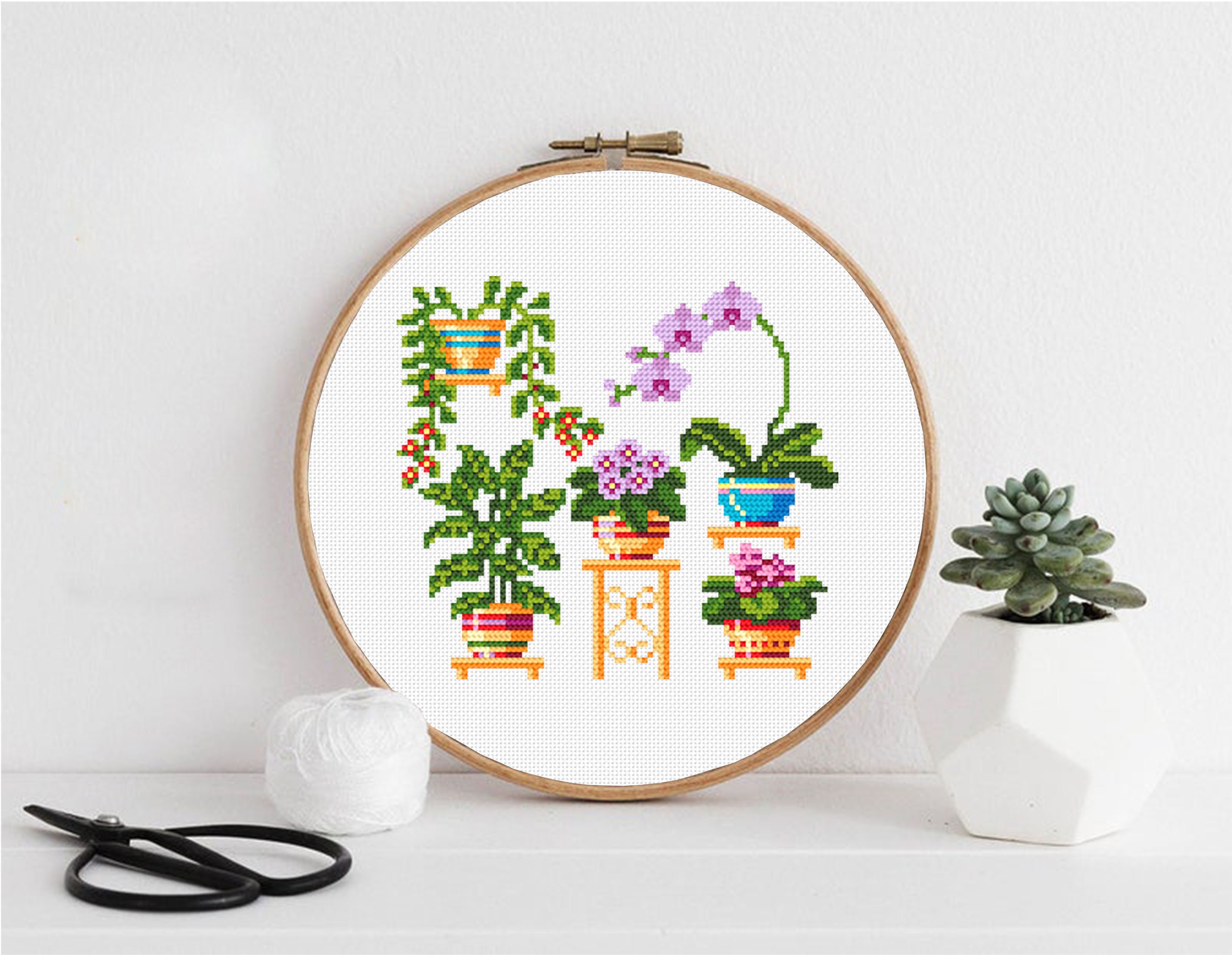 Cross stitch bookmark pattern Cacti sampler, Embroidery pattern Plants,  Cute bookmark cross stitch pattern