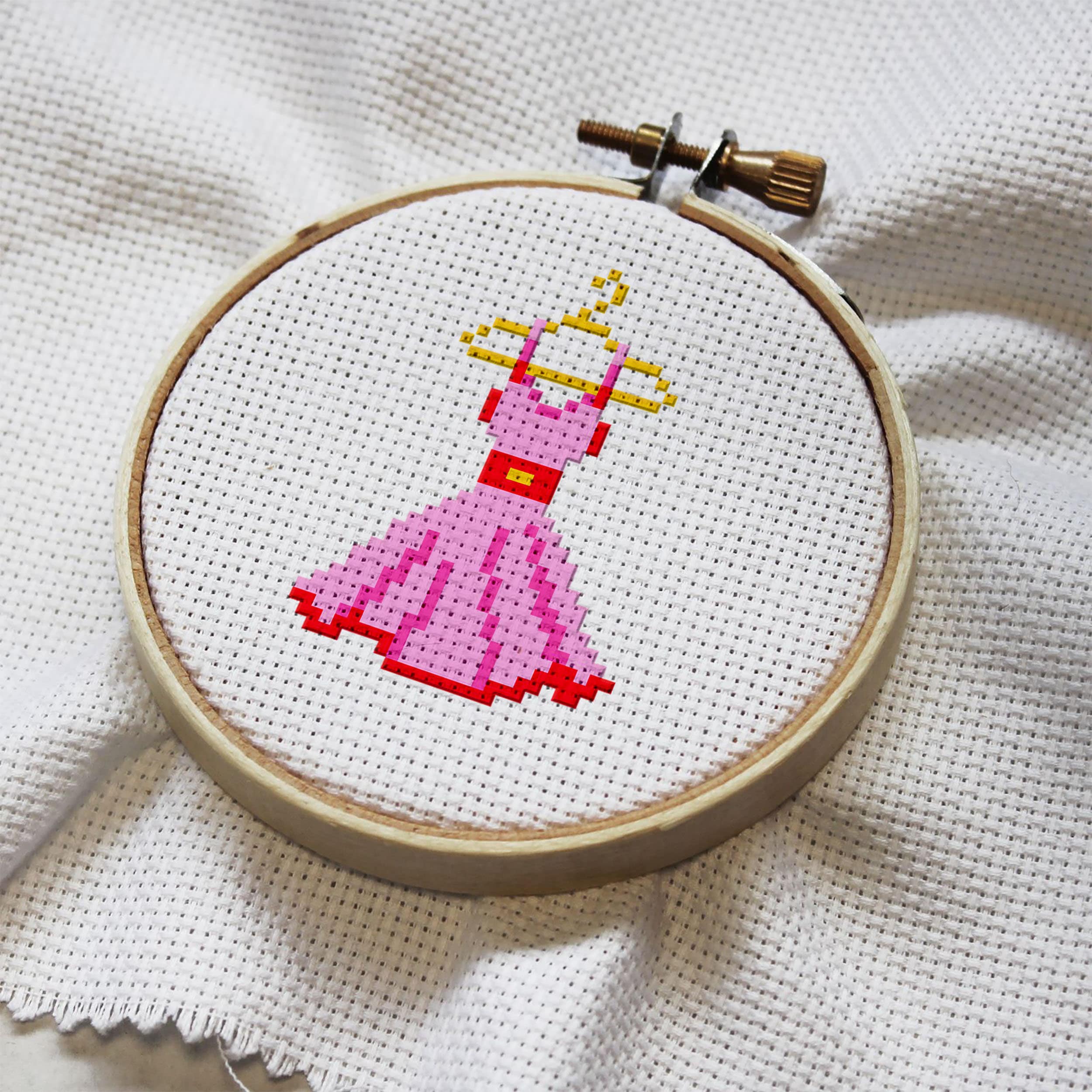 Cross Stitch Embroidered Mini DRess
