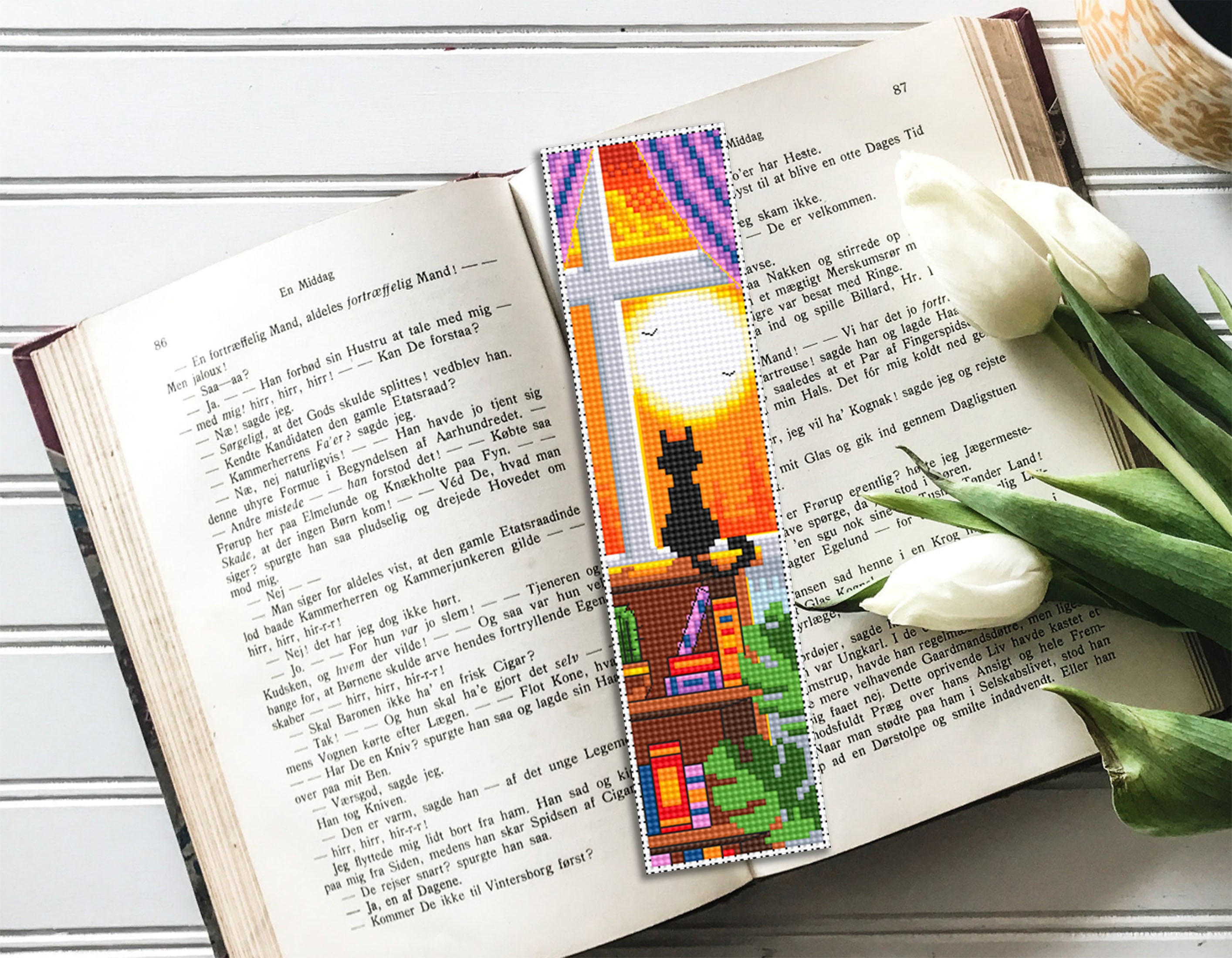 Cat Bookmark Set Cross Stitch Pattern Download PDF Handmade - Etsy