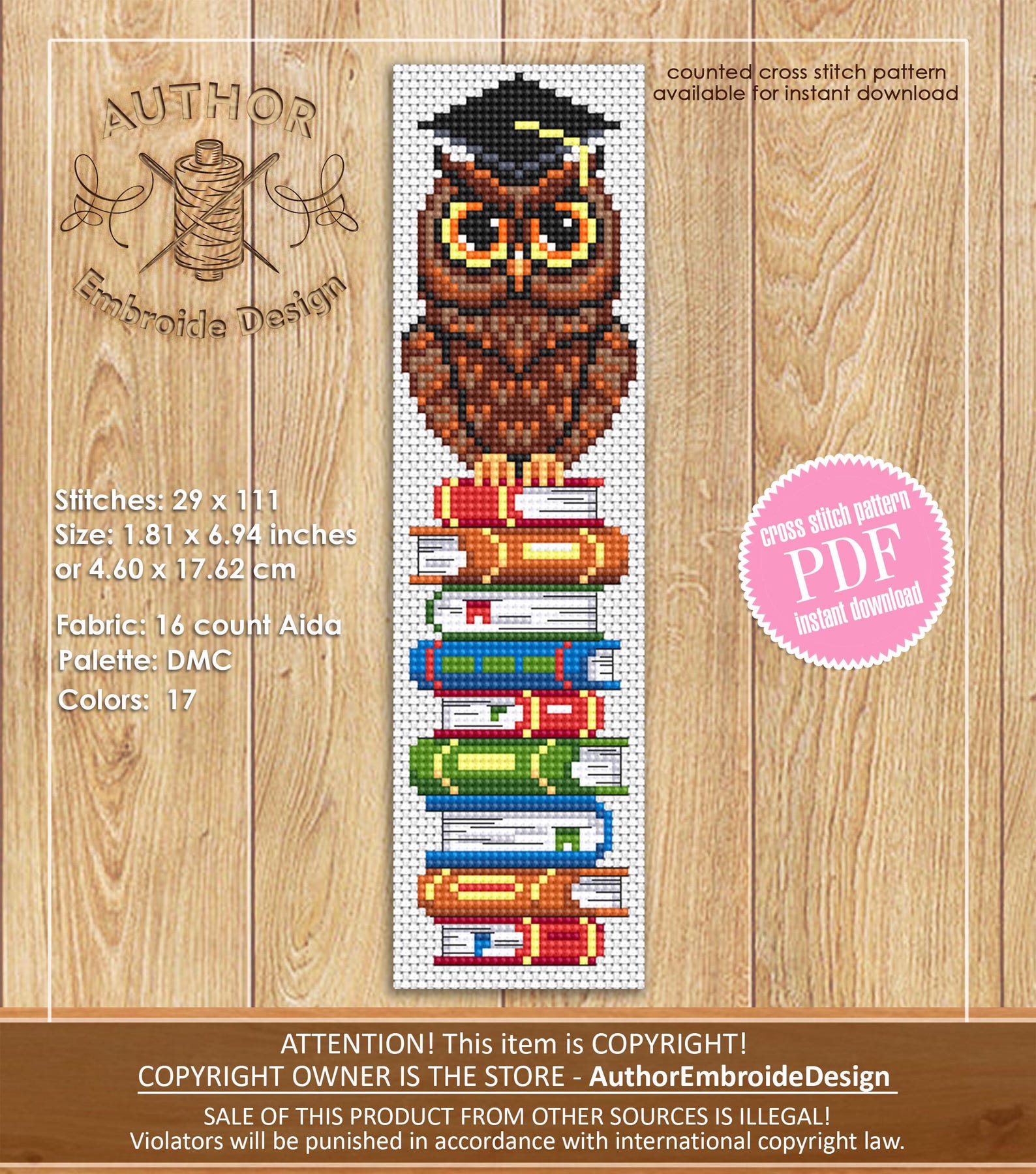 Cute Bookmark Set Cross Stitch Pattern PDF Download Animals Cross ...
