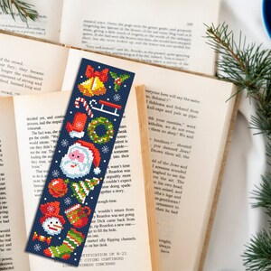 Christmas Bookmark Cross Stitch Pattern PDF Download Christmas Sampler ...