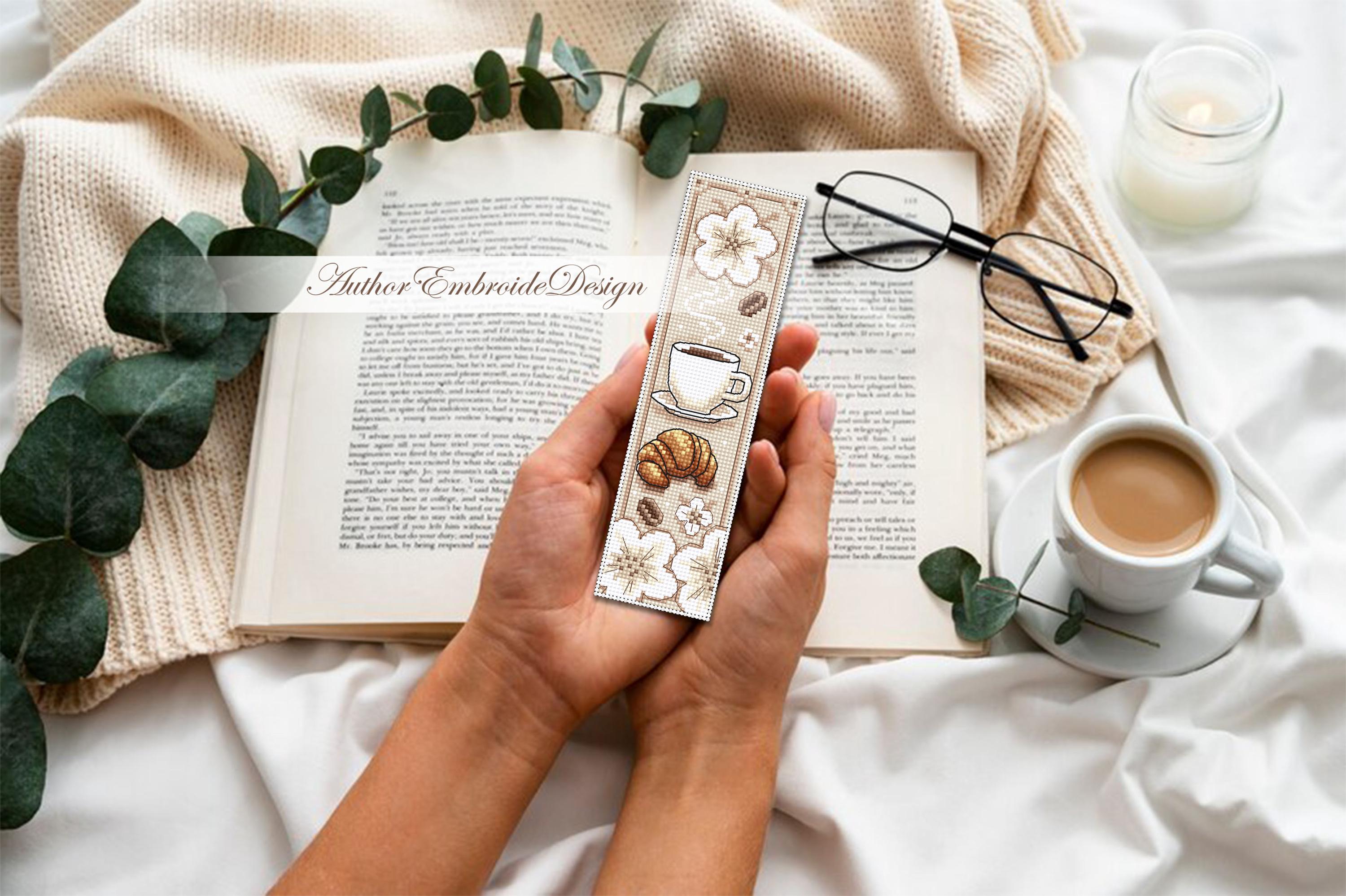 Coffee Bookmark Cross Stitch Pattern PDF Download Coffee Cup and ...