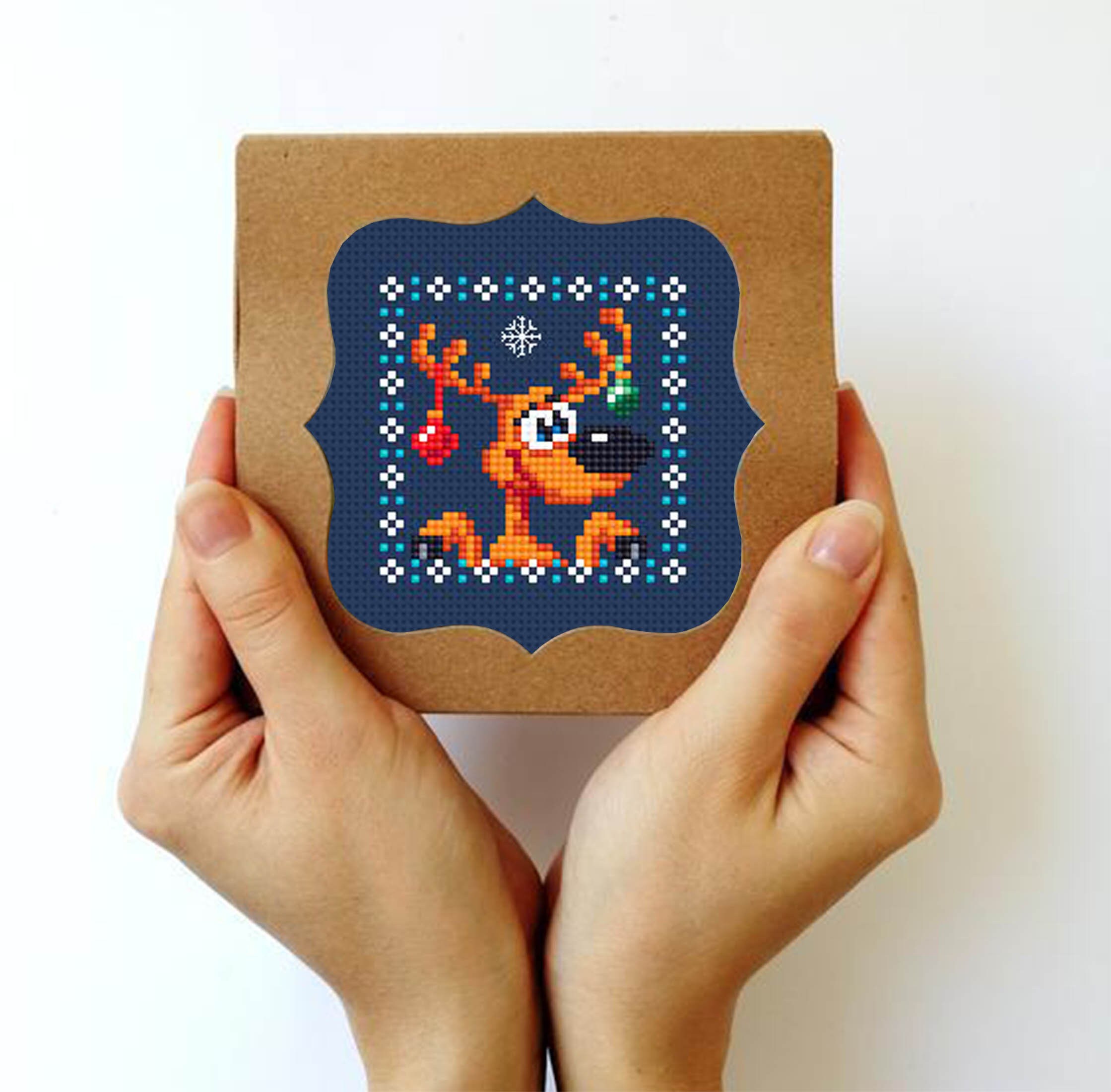 Tiny Christmas Cross Stitch Pattern Download PDF Cute Christmas ...