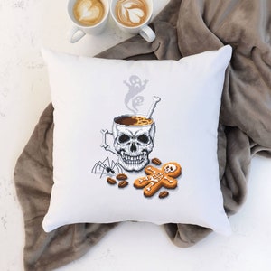 Halloween Coffee Mug Cross Stitch Pattern Download PDF, Gothic ...