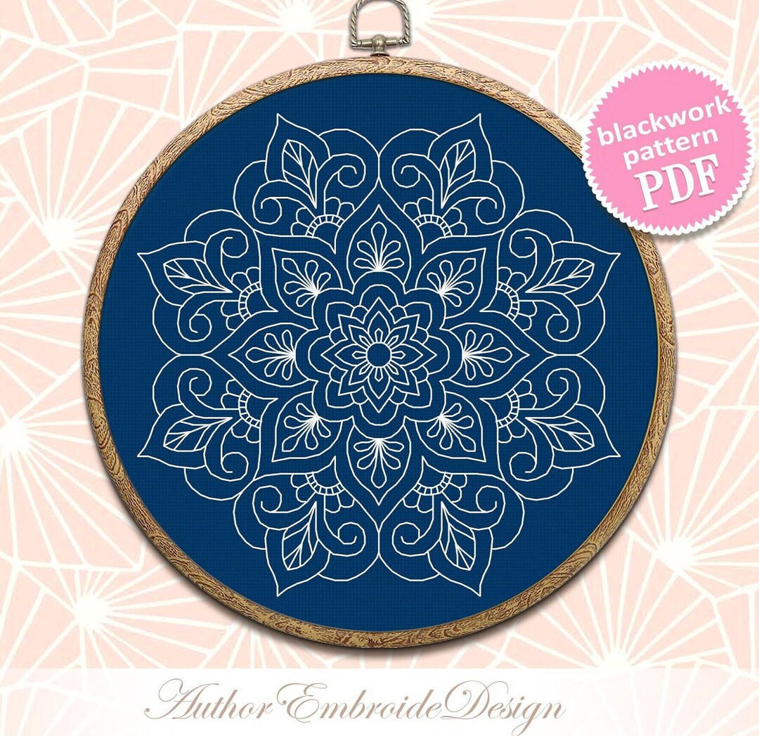 Simple Mandala Patterns.pdf Simple Mandala Pattern Digital for Hand Embroidery PDF Instant Download ...
