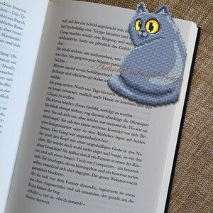 Funny Cat Corner Bookmark Cross Stitch Pattern Download PDF Cat Cross ...