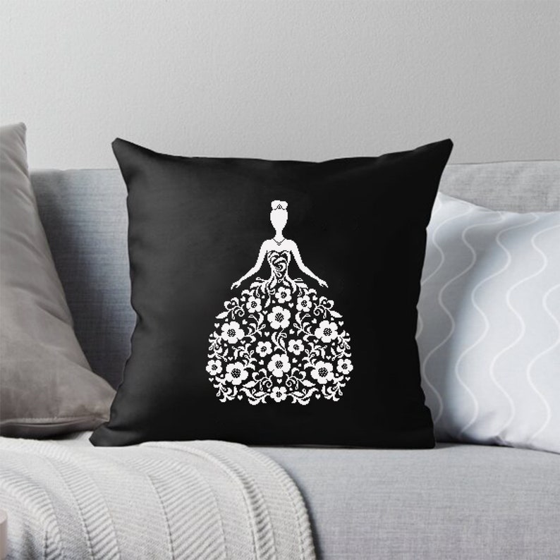 Wedding Dress Cross Stitch Pattern Download PDF Silhouette Etsy