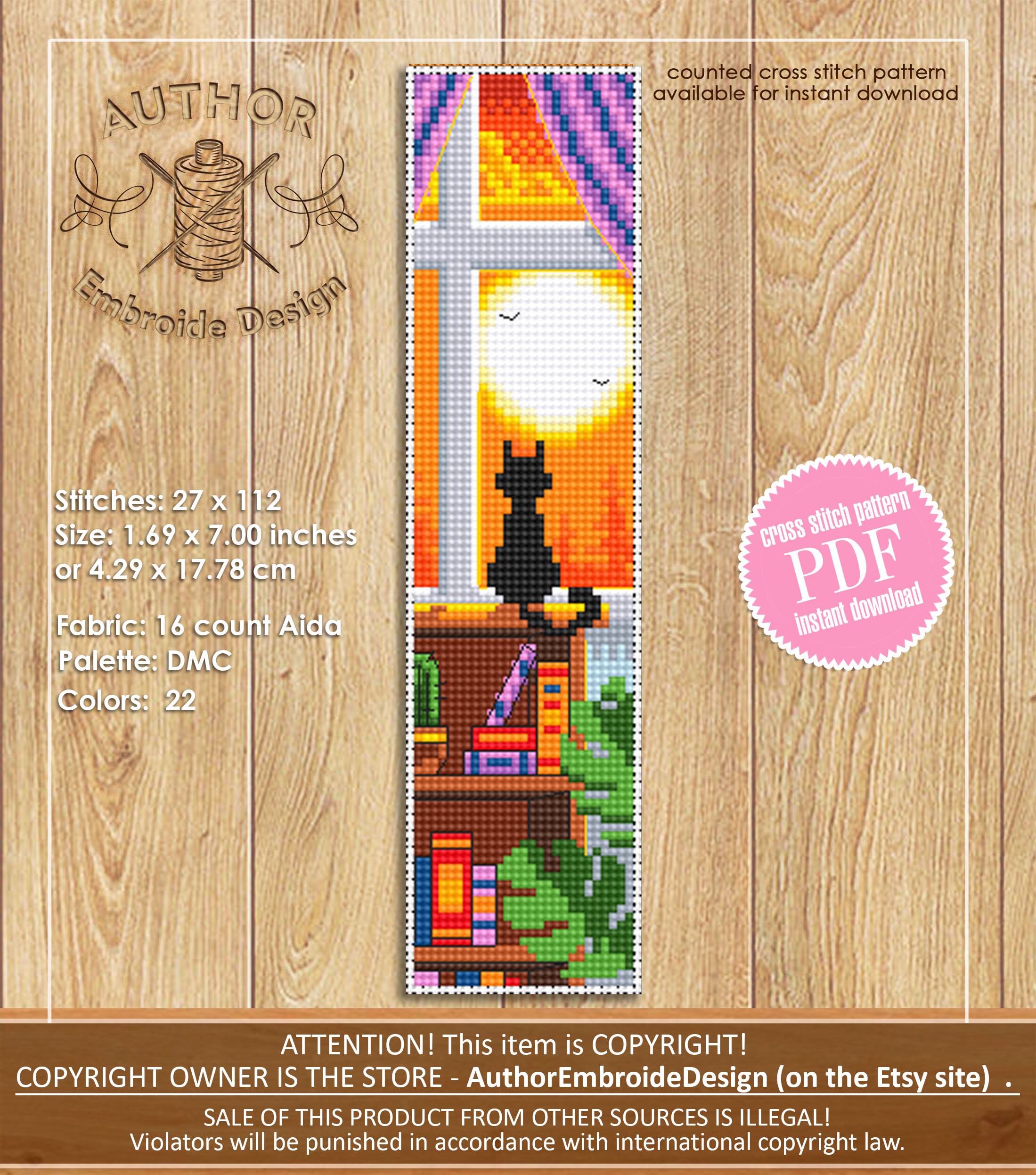 ACRNIGHEET 6PCS Cross Stitch Bookmark Kit For Beginner Sun And Moon Pattern Stamped Cross Stitch Kits For Adults Crossstitch Kits Adult