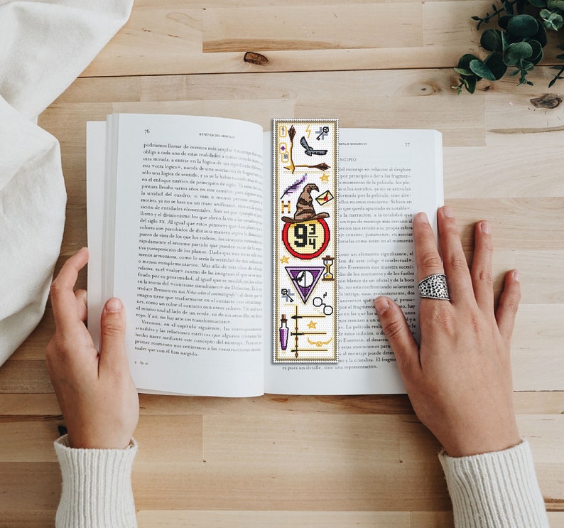 Magic Bookmark Cross Stitch Pattern PDF Download, Handmade Bookmark ...