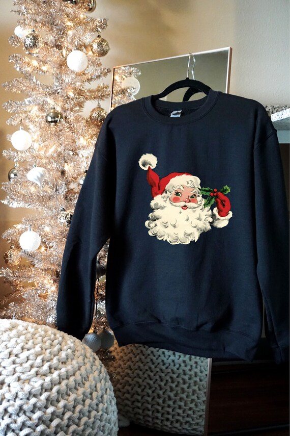 Retro Santa Claus Sweater Classic 