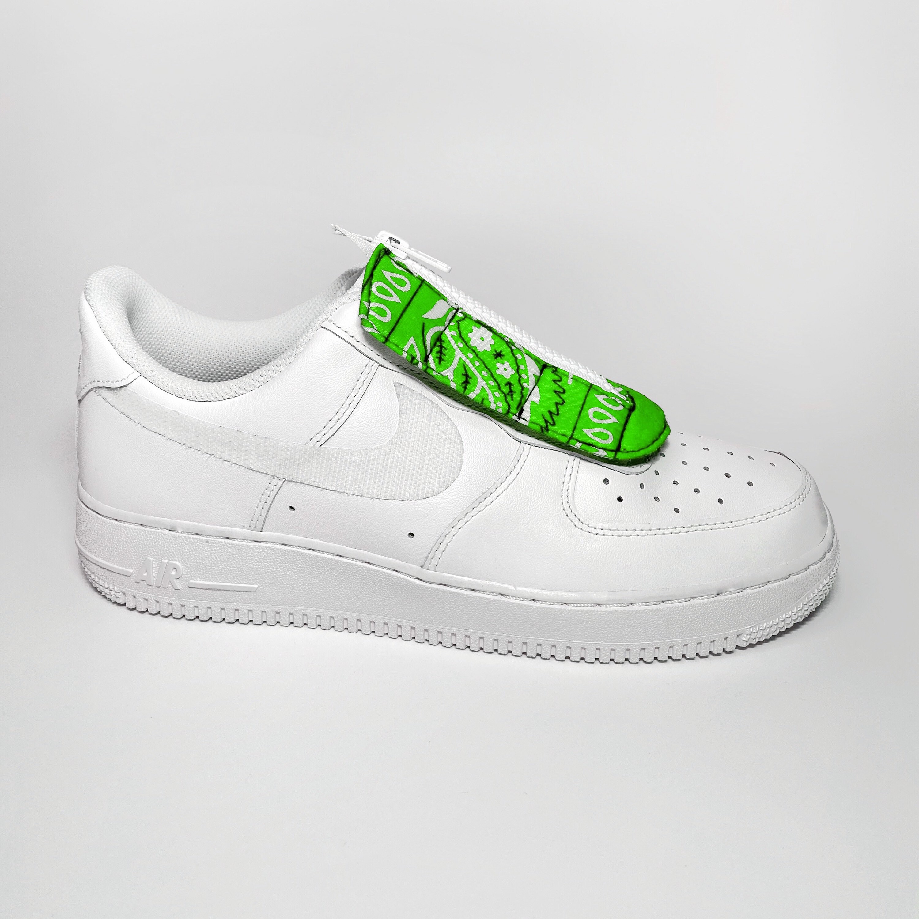 Green Bandana Set For Custom AF1 Kit For Customize Your | Etsy