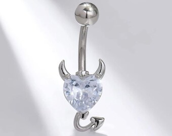 DEVIL HEART BELLYRING