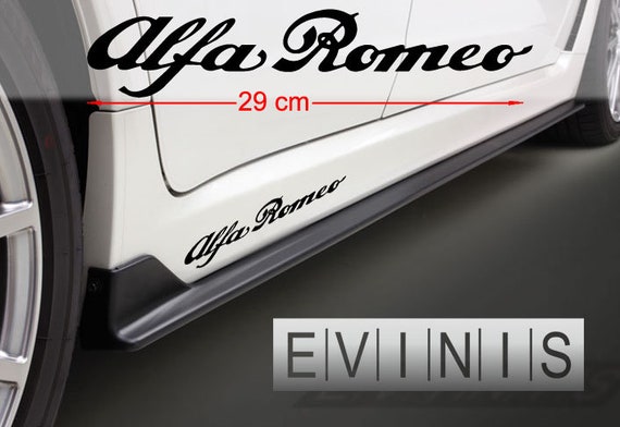 ALFA ROMEO 2x Adesivi Laterali Decalcomanie Auto Grafica -  Italia