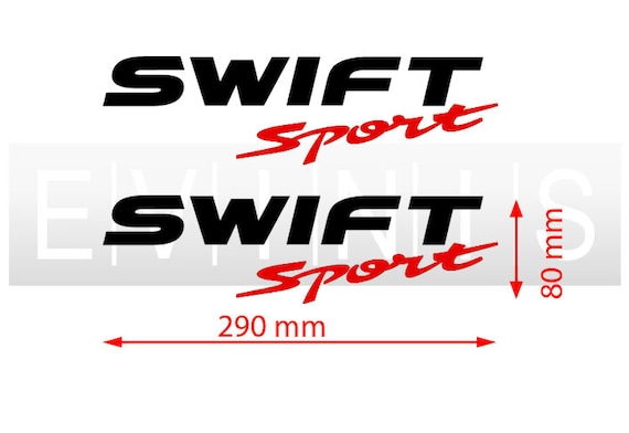 SUZUKI SWIFT SPORT 2x Seitenaufkleber Auto Aufkleber Grafik - .de