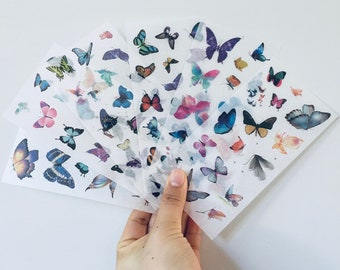 Butterfly Washi Stickers, Butterflies Stickers