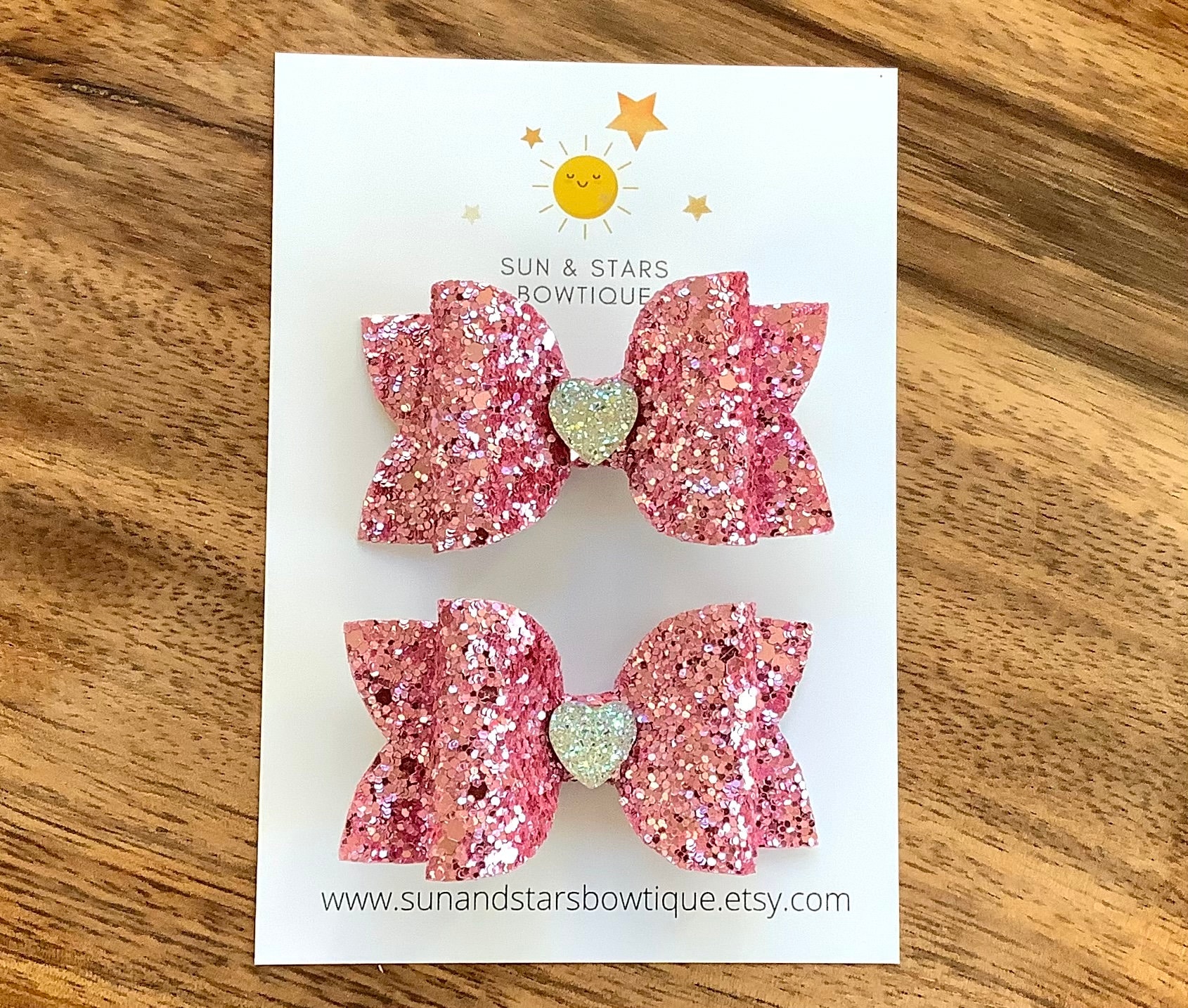 Set of 2 Whimsical Charm Filled Transparent Bow Hair Clips Charmed Hair Clips - Etsy main image 3