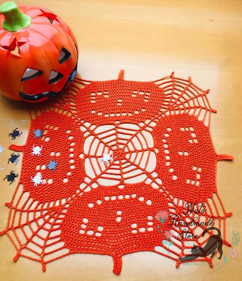 Halloween Doilies/ Halloween Decorations / Halloween Decor / Etsy UK