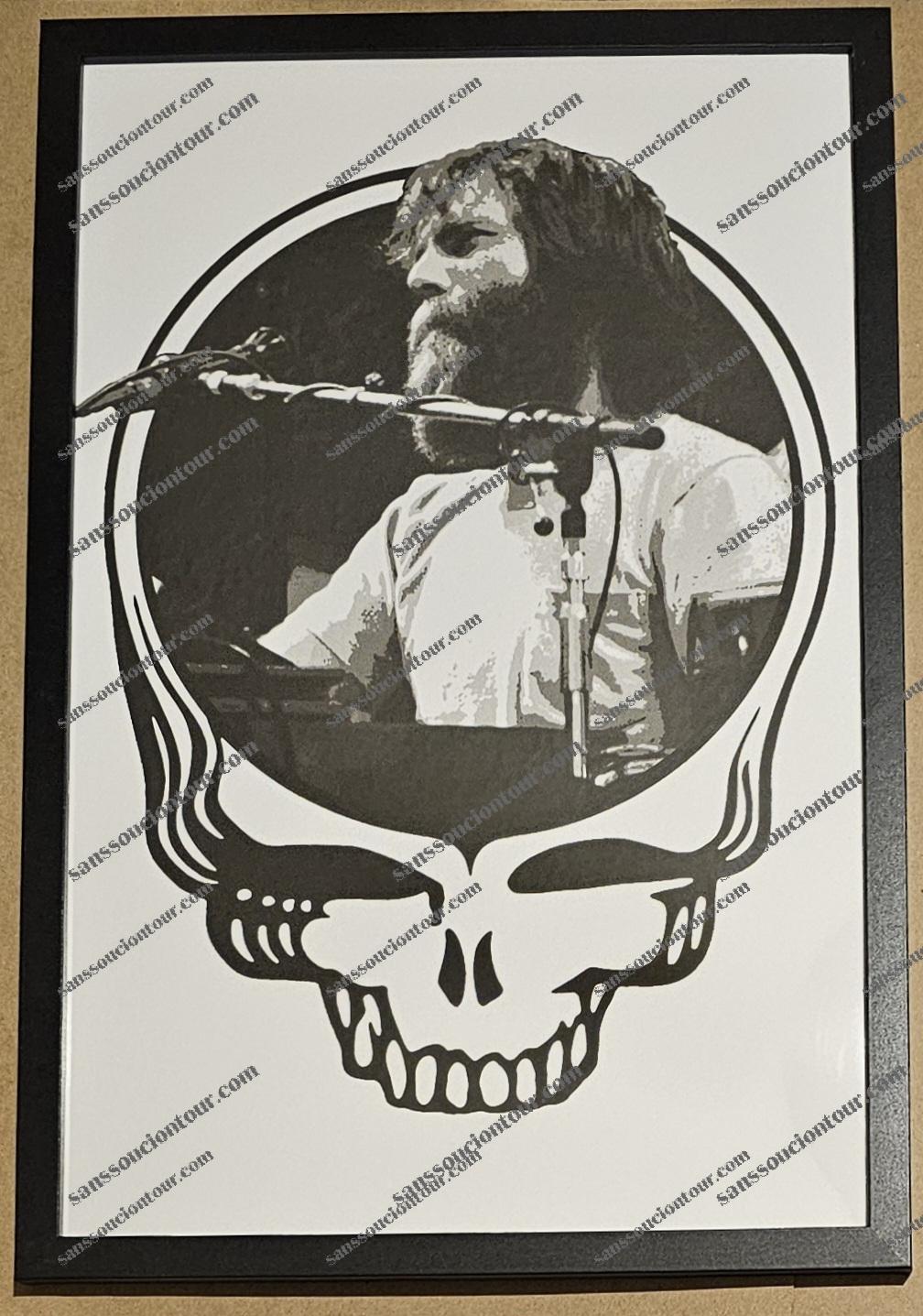 Grateful Dead - Brent Mydland SYF 11x17 Framed Lot Print, JGB, SYF