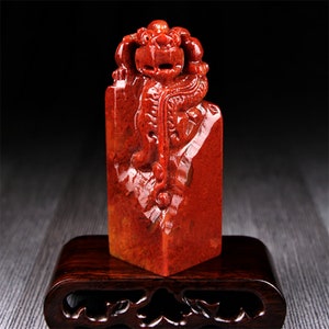 Sigillo del nome personalizzato, scultura del sigillo di pietra, sigillo quadrato di pietra cinese con il tuo nome inciso a mano, set di sigilli su misura