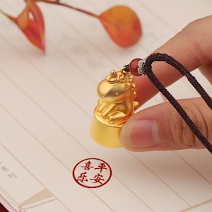 Sigillo in ottone unicorno cinese, sigillo del nome personalizzato, sigillo di rame cinese con il tuo nome inciso, set di sigilli su misura