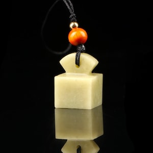Sigillo cinese Qingtian Stone Chop, sigillo personalizzato cinese, scultura in sigillo di pietra cinese, sigillo quadrato di pietra cinese con il tuo nome inciso a mano.