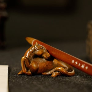 Chinesische Kalligraphie Briefbeschwerer, Bronze Briefbeschwerer, Pinsel Paintig SchriftZug Sumi Zeichnung Briefbeschwerer, Kalligraphie Praxis Werkzeug.