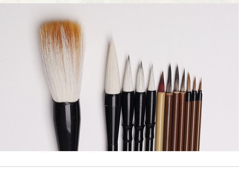 Chinese Calligraphy Writing Brush Set Kanji Japanese Sumi Etsy