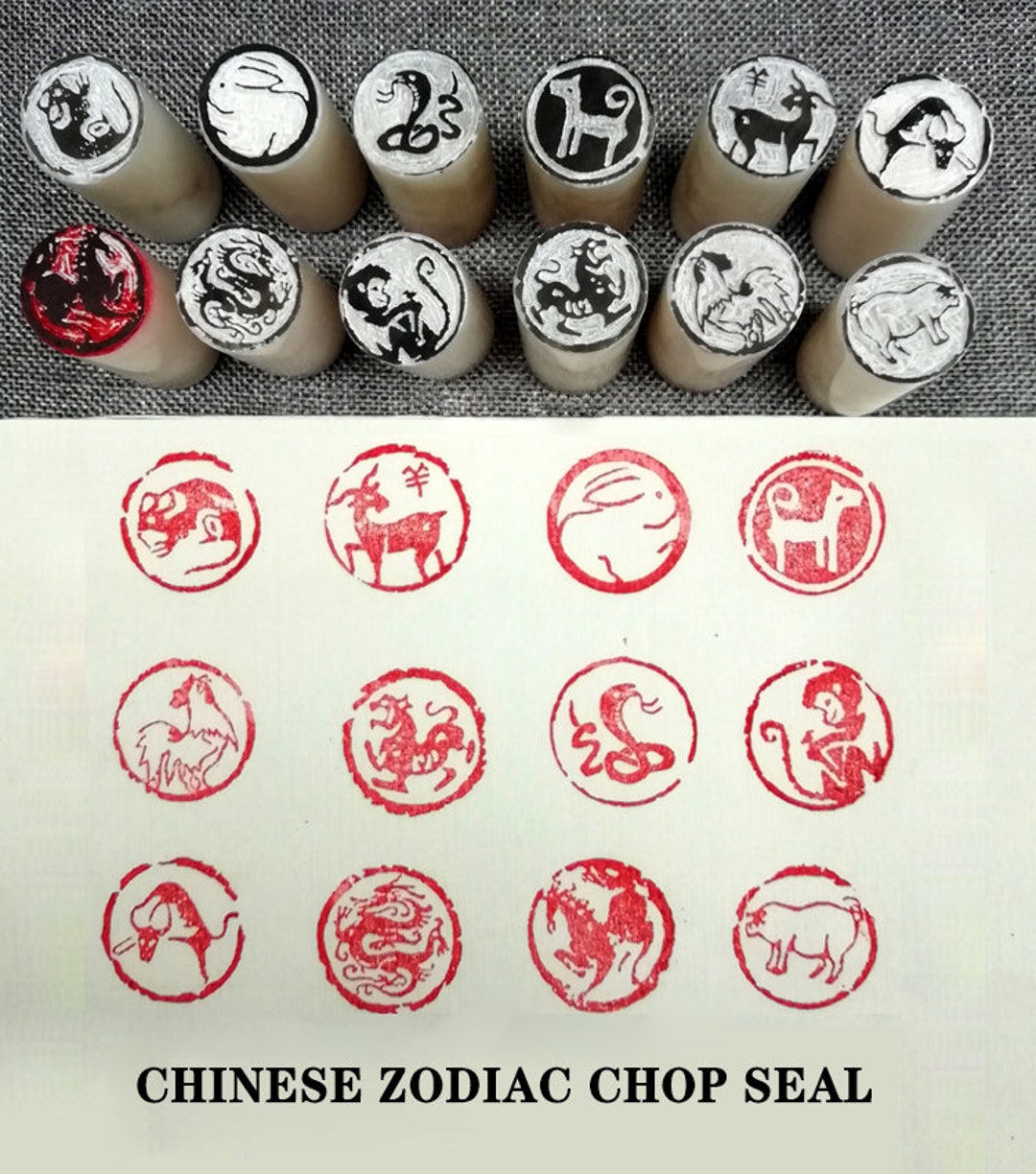 Chinese Zodiac Chop, Chinese Custom Seal, Chinese Stone Seal  display picture 1