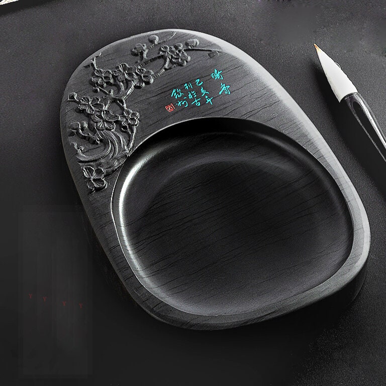 High Quality Round Shape Calligraphy Ink Stone (No Cover)