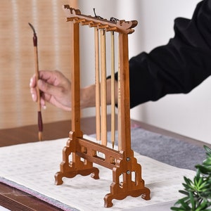 Porta pennelli creativo, minimalista e moderno, con quattro tesori, porta pennelli per calligrafia giapponese e disegno cinese, decorazione per la sala studio.
