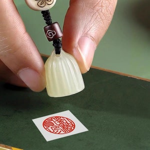 Sigillo con nome personalizzato, sigillo in pietra intagliato, sigillo quadrato in pietra cinese con il tuo nome inciso a mano, set di sigilli personalizzati