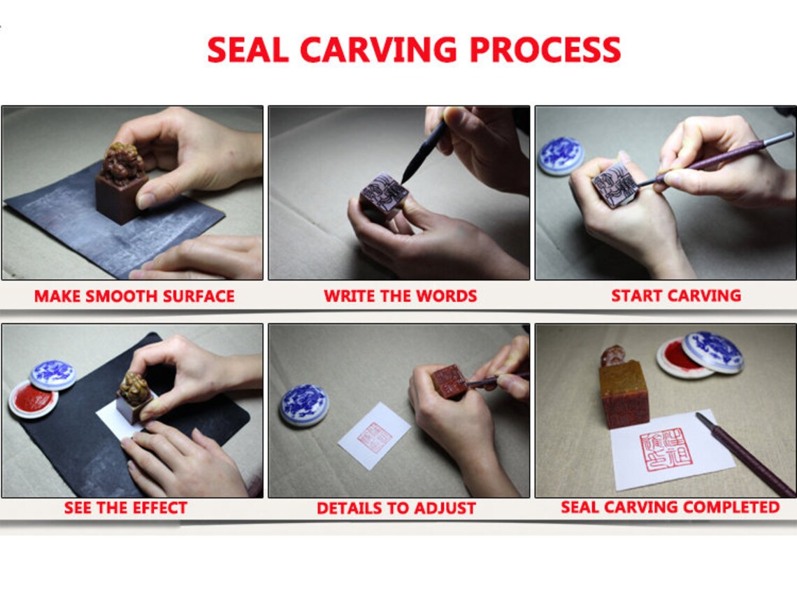 Beginner Seal Cutting Tools Used for Practicing Seal Draft Etsy