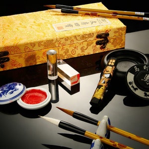 Chinese Calligraphy Sumi Brush Writing/painting Set, Japanese