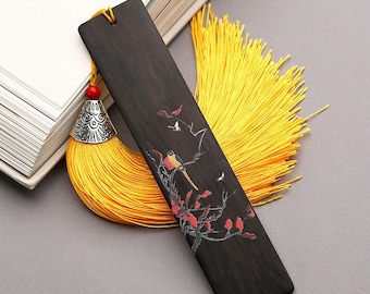 Personalized Bookmark, Customized Bookmark, Custom Wood Bookmark, Hand Made Present, Book Accessory.
