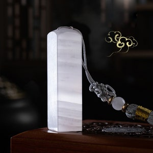 Custom  Name Seal, Stone Seal Carving, Chinese Stone Square Seal With Your Name Hand Engraved, Custom Made Seal Set