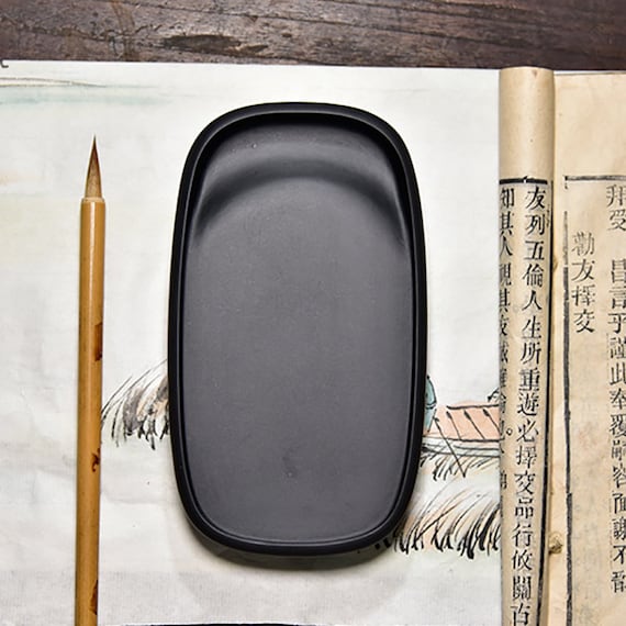 書道 硯 中国で購入 天然石 硯 天然石 中国美術 骨董品 彫刻 書道